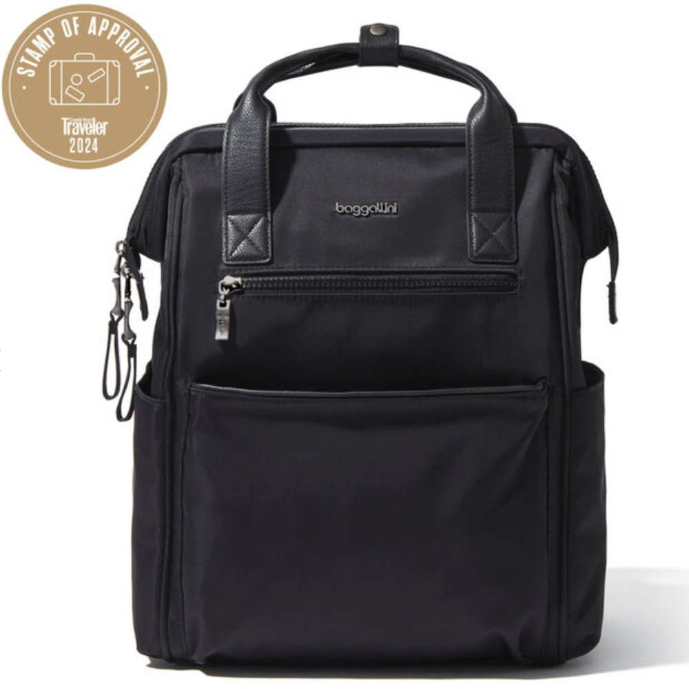 Baggallini Black Backpack Tote